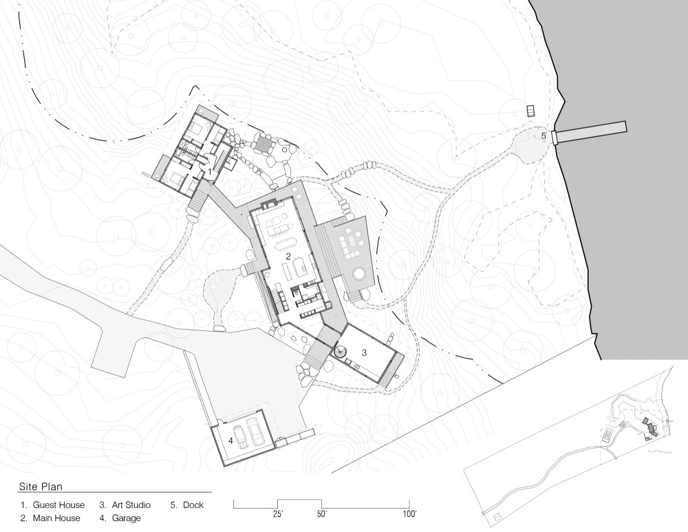 美国俯瞰湖边住宅（2018）Murdough Design Architects-37
