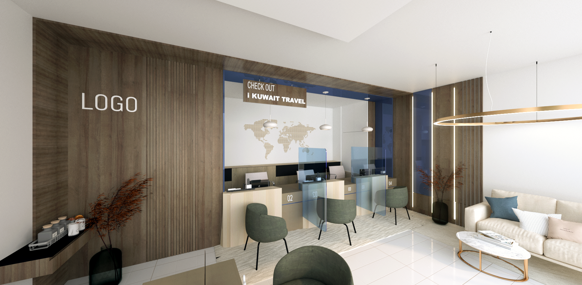 科威特旅行社零售室内设计-3