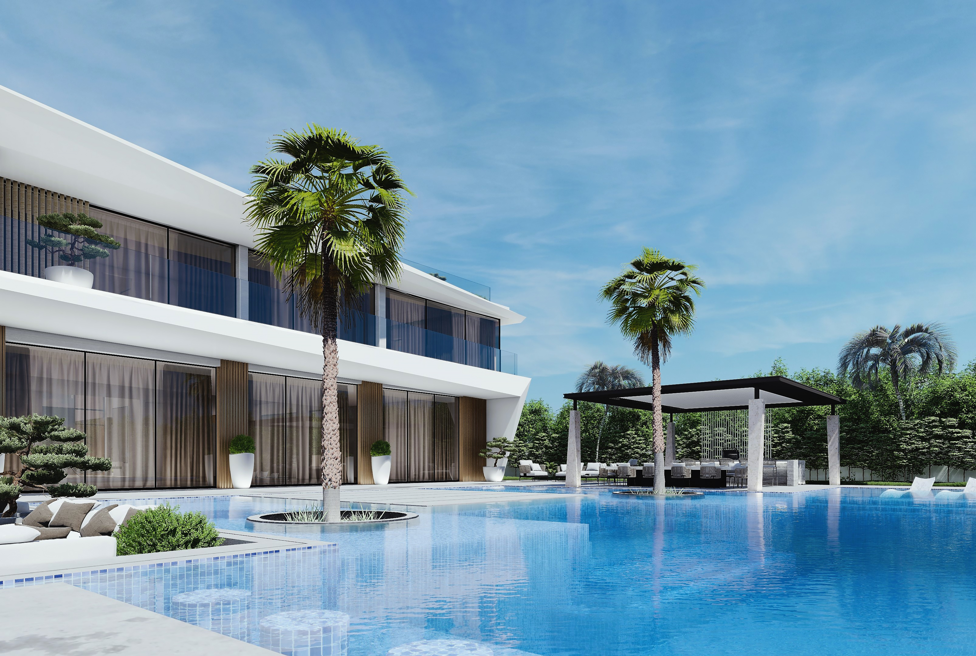 V2 HG 别墅外景观设计丨阿联酋迪拜丨Eleven Plus 装饰设计工作室-7