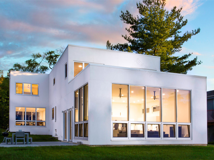 美国艾塔斯卡现代住宅——视野与隐私的完美融合-6