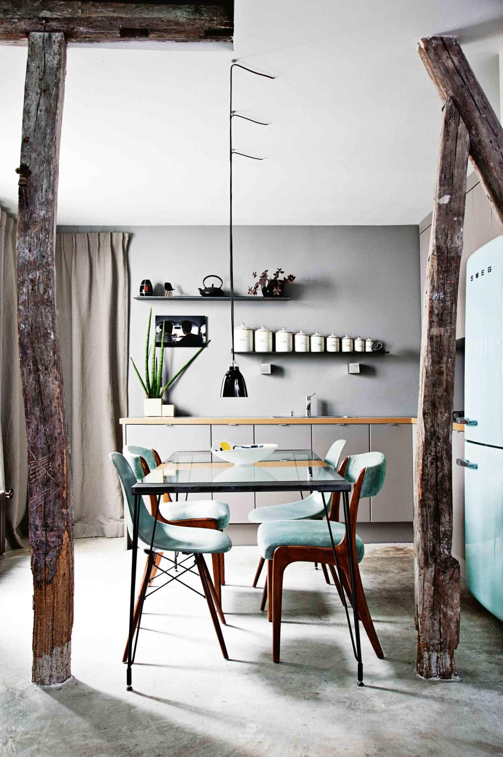 设计师夫妇黑色空间的戏法Isabelle、Matthieu-8