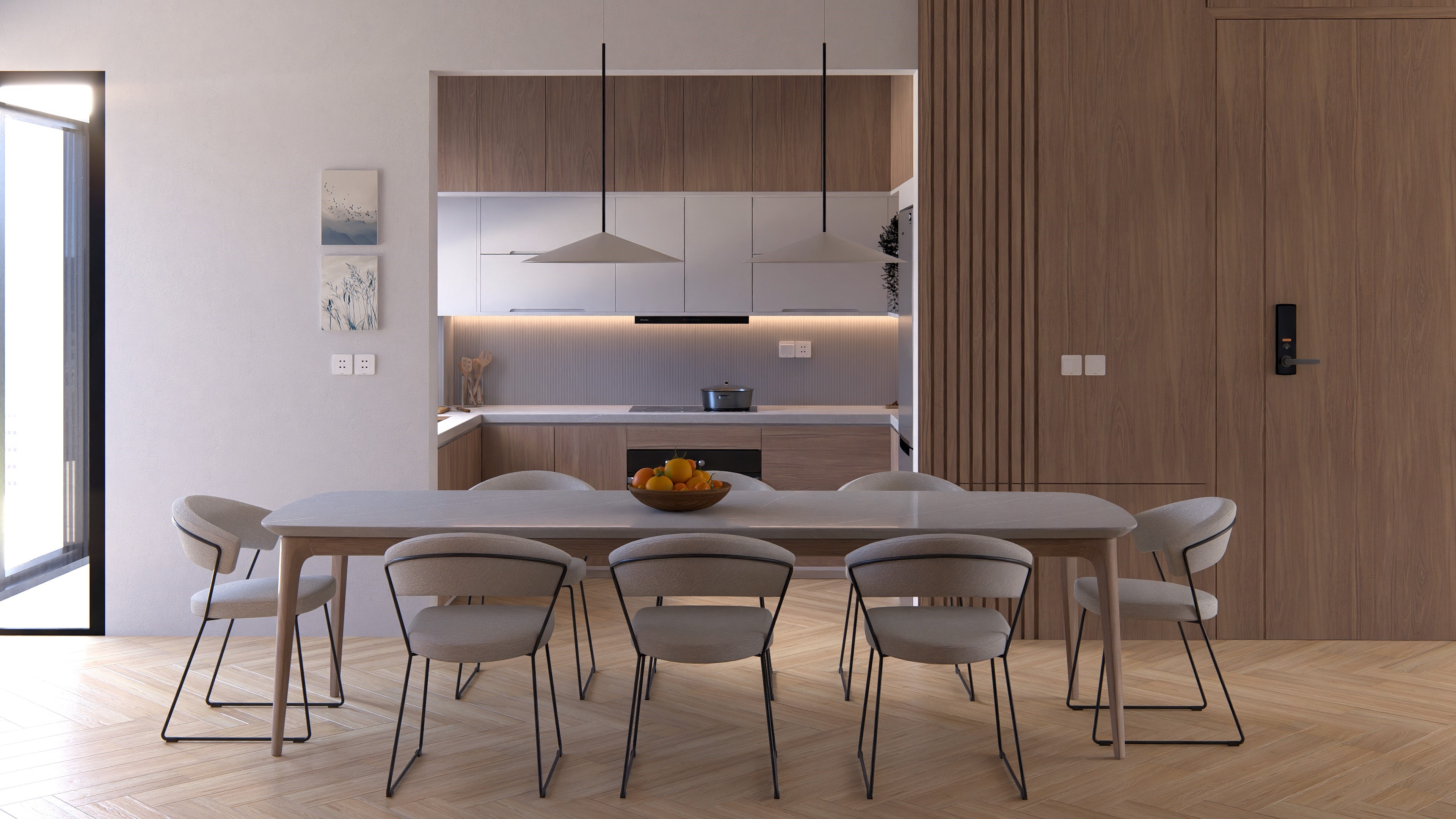 Renderização de interiores - apartamento-9