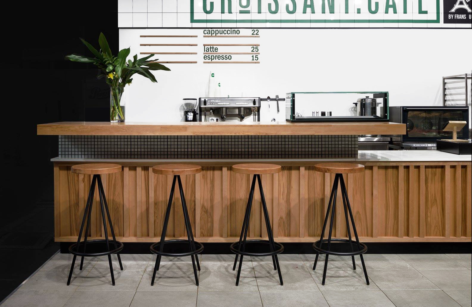 基辅С玫瑰咖啡厅,现代快餐空间设计-1