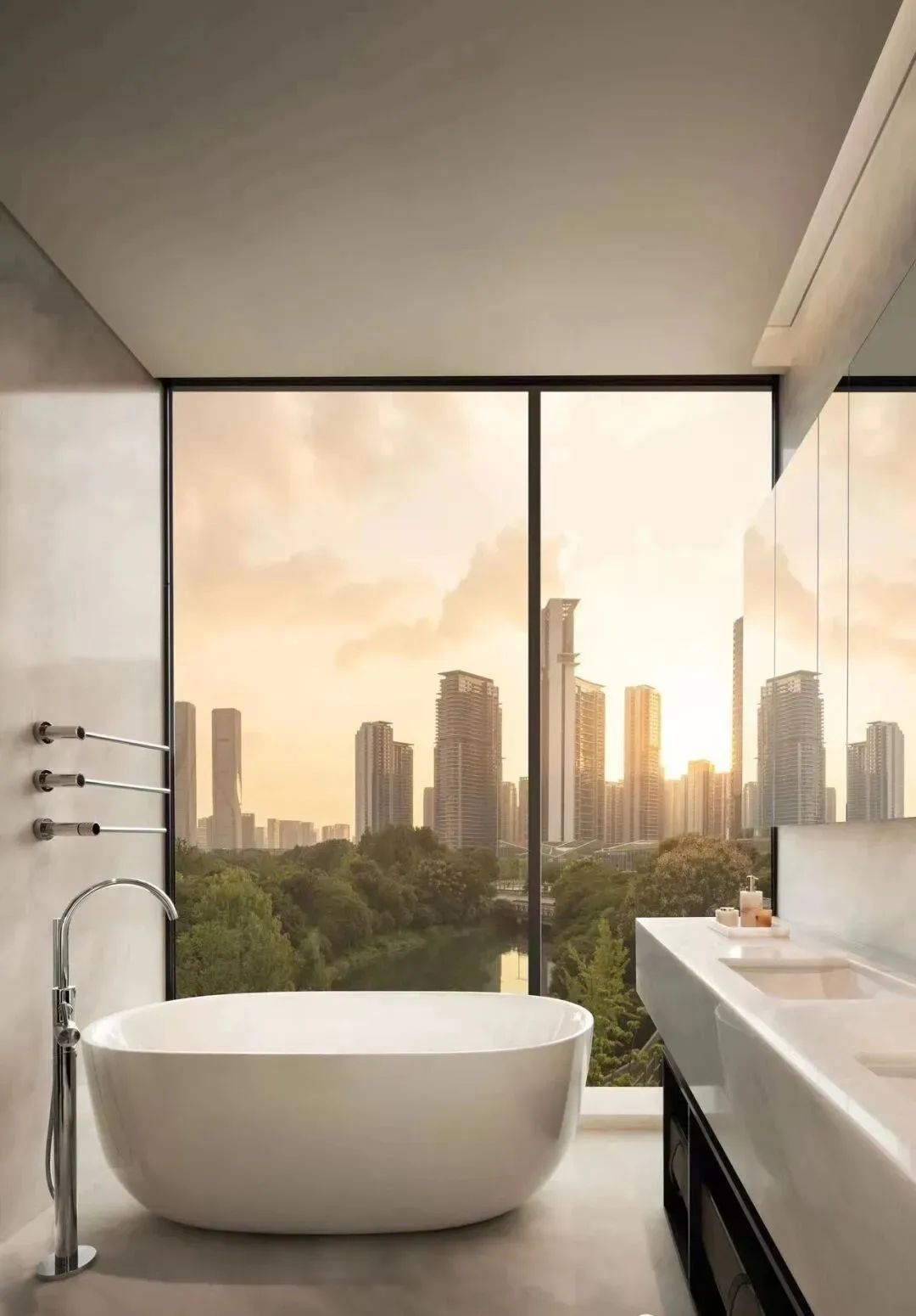 简约大平层样板间-27