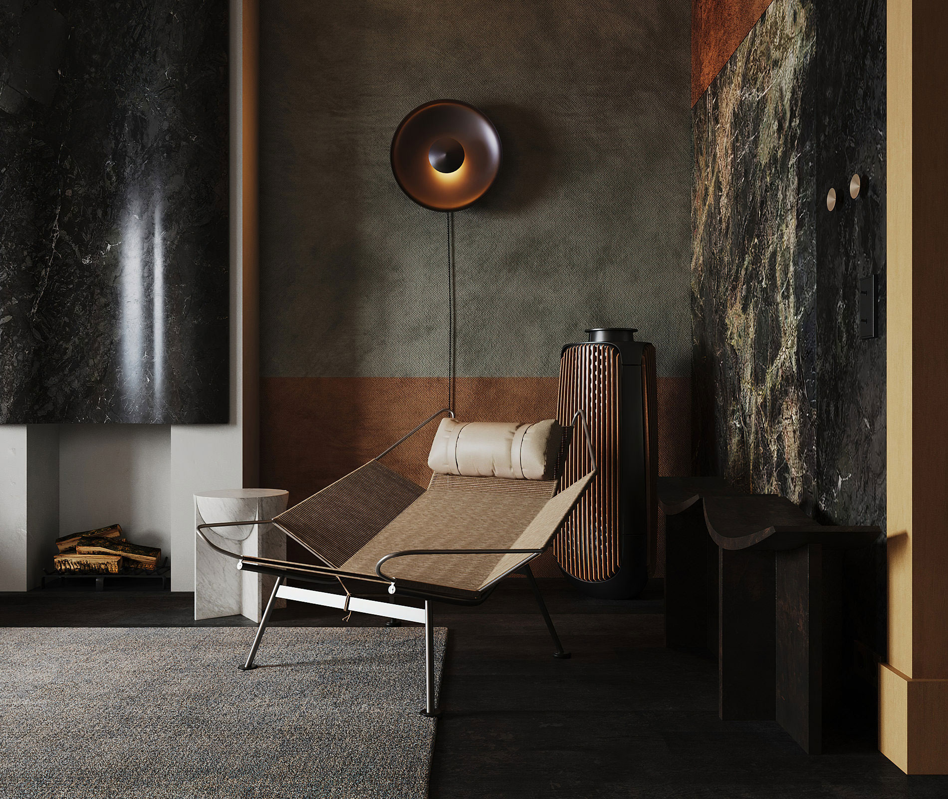 马德里公寓室内设计丨西班牙马德里丨Puntofilipino-21