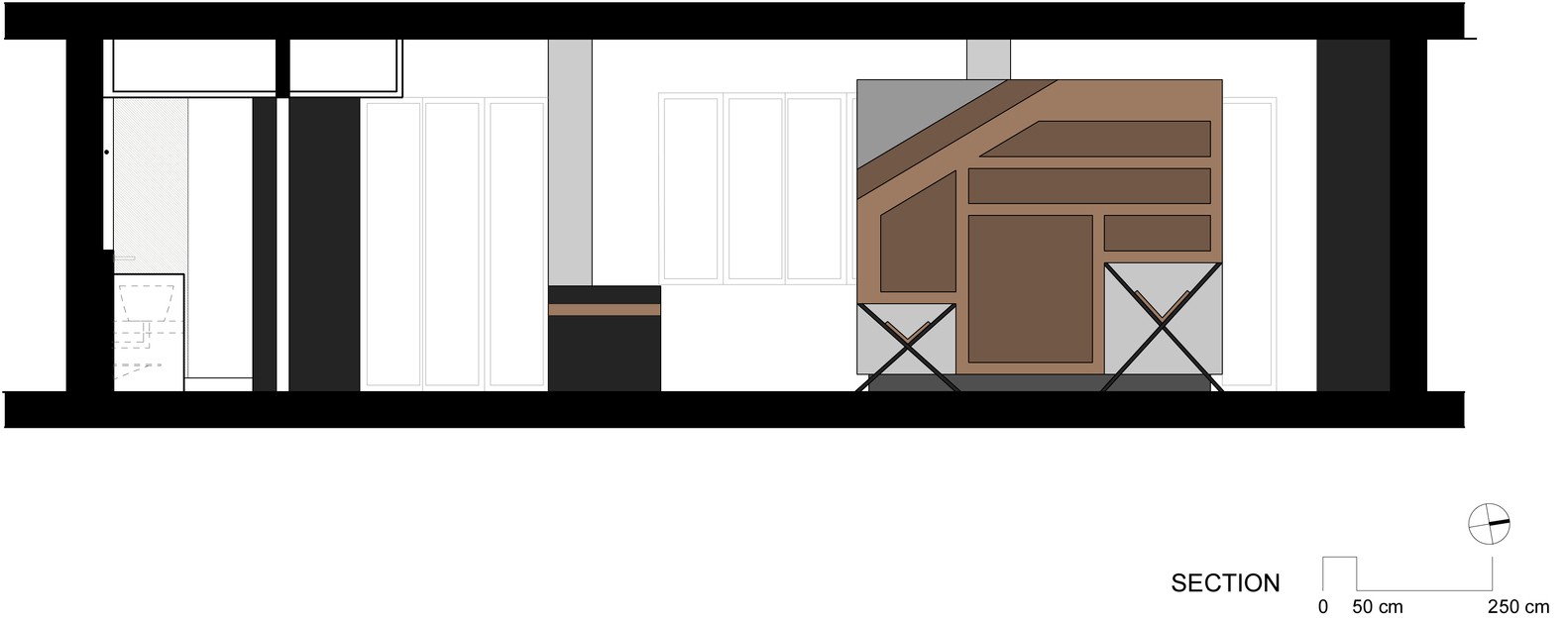 都灵“无门”公寓，明亮通透的混凝土洞穴-23