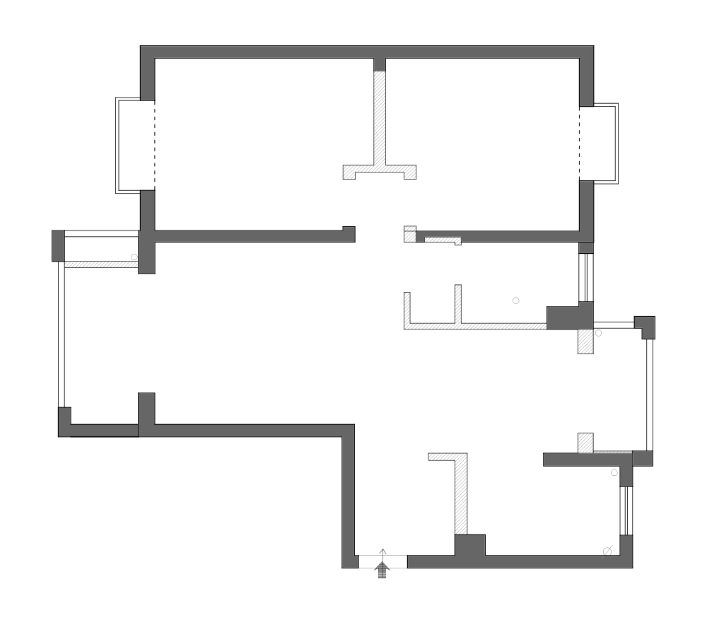 82㎡两居室打造高级质感,科技炫酷的现代北欧风之家-2