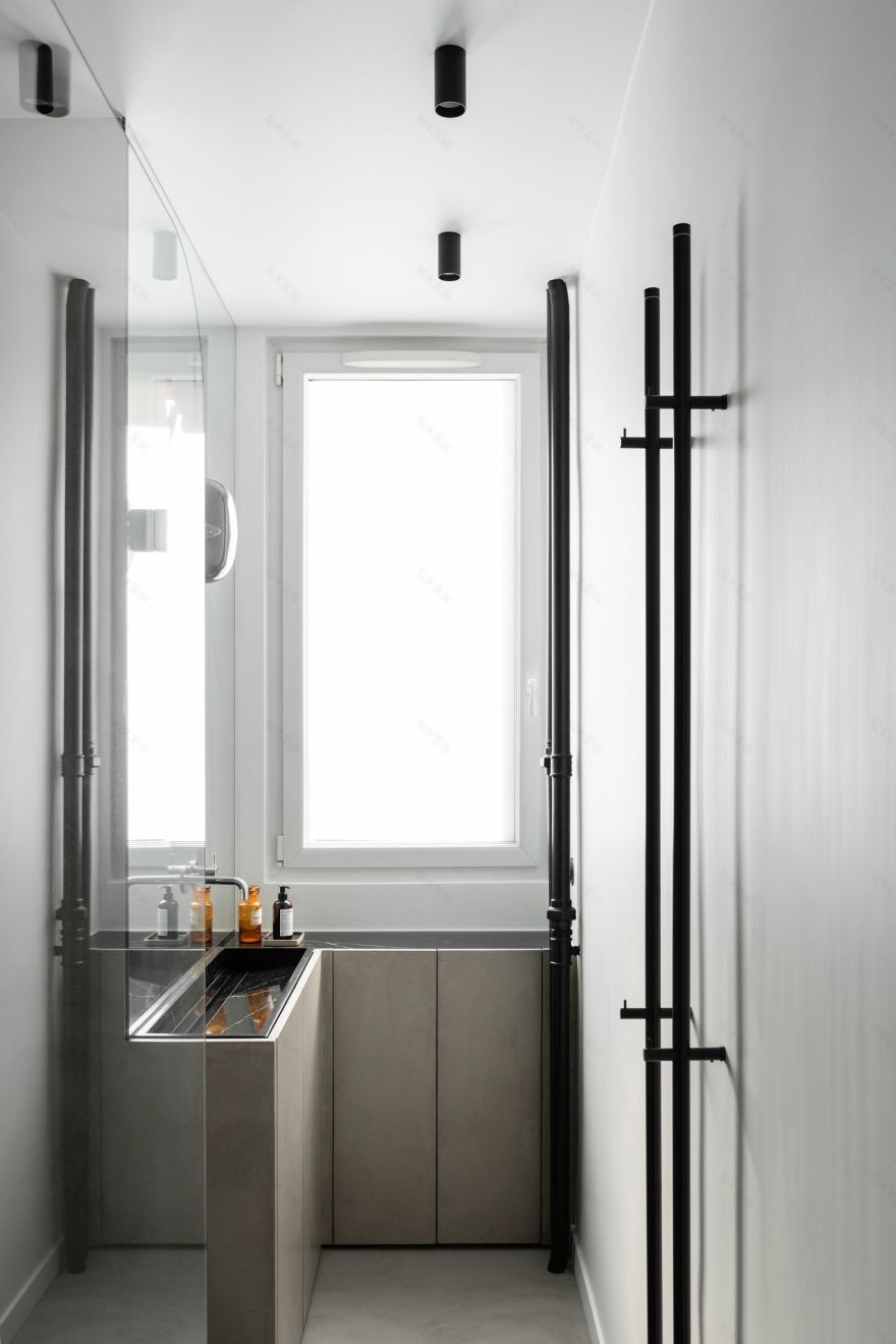 巴黎某流线型设计公寓丨法国巴黎丨Studio Baha-32