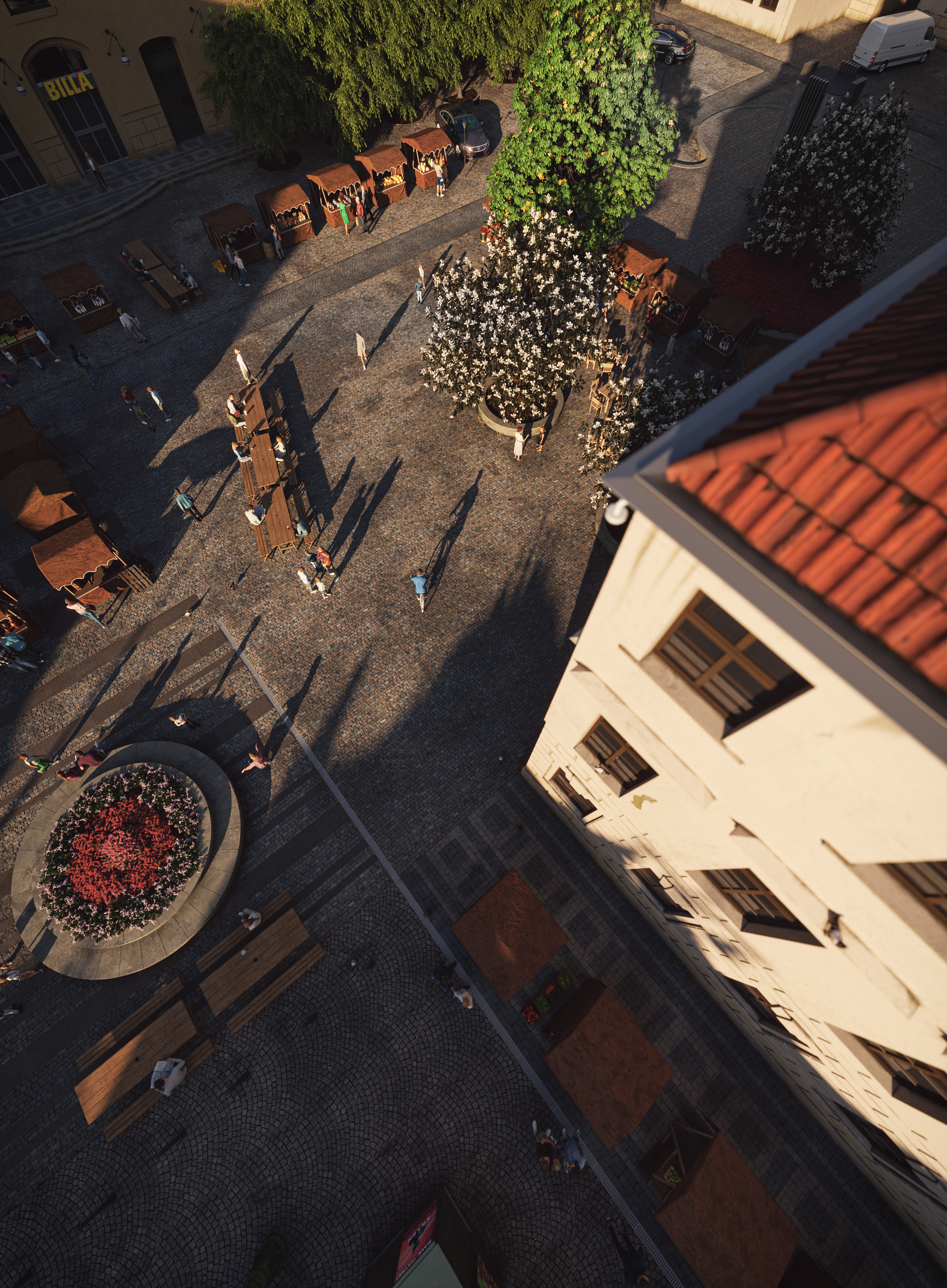 Náměstí Republiky（共和国广场）3D 模型丨意大利布拉-15