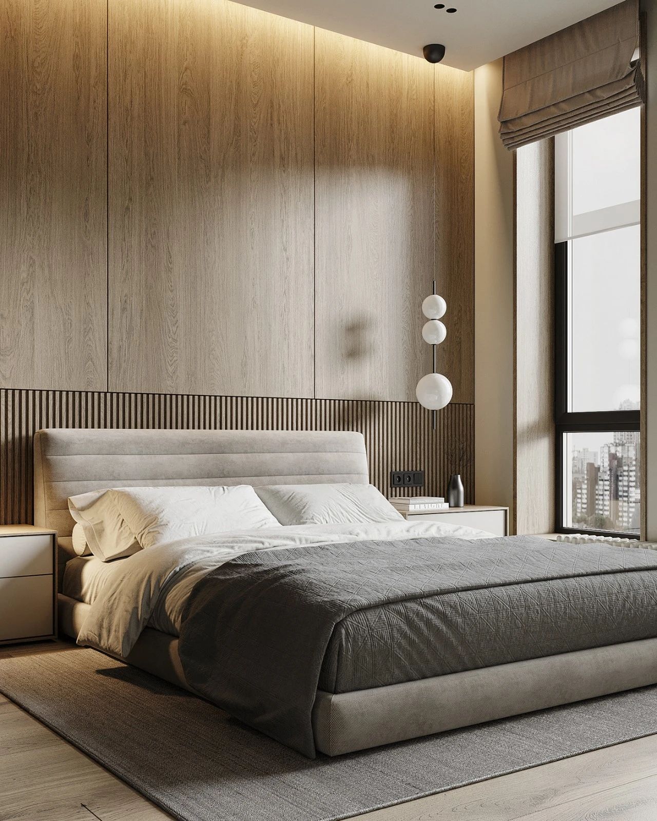 41㎡原木奶油色简美小宅丨Alexander Savinov-18