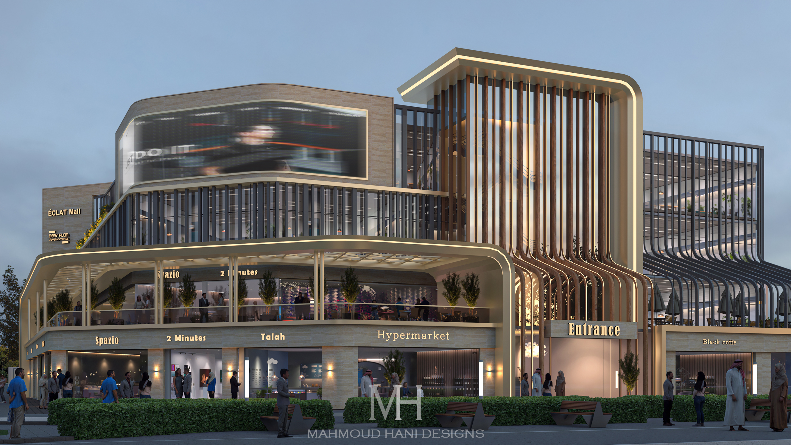 Mall Facade Design - Portsaid-2
