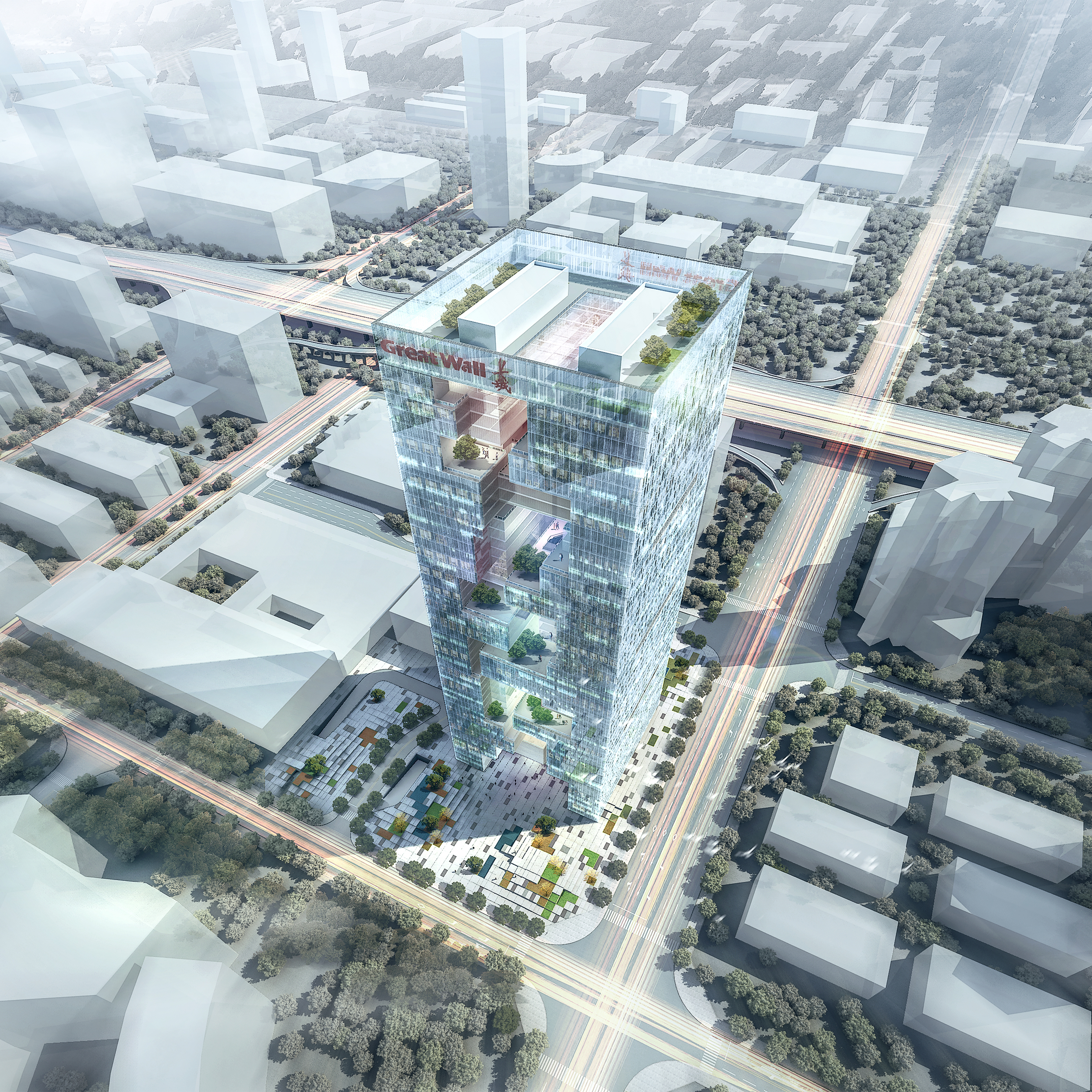 深圳南山长城科技总部大楼丨中国深圳丨深圳华筑建筑工程设计有限公司-17