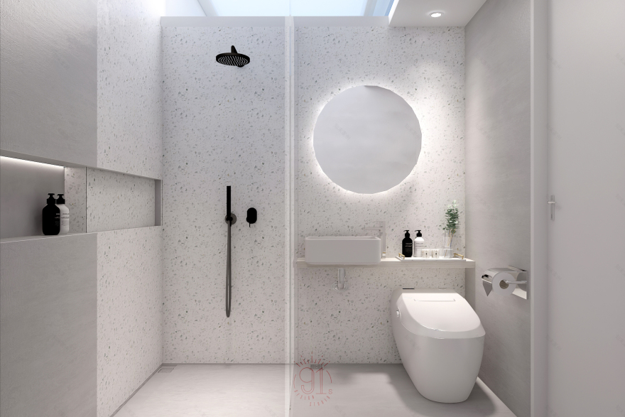 住宅空间3D渲染项目丨禾捷室内装修设计(Hj.Designer)-12