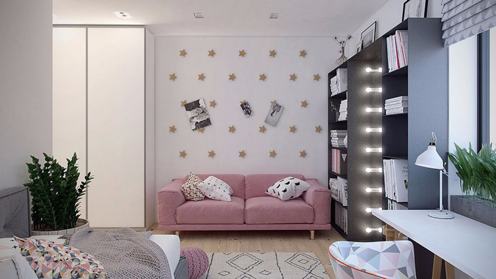 乌克兰现代北欧风亲子公寓-15