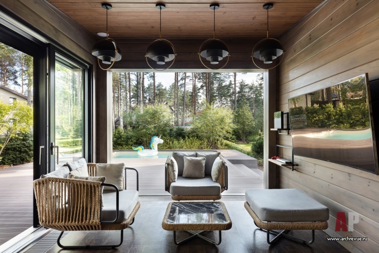 Белоостров的两层木结构住宅及配套设施丨俄罗斯圣彼得堡丨建筑师Андрей Перепечко,Игорь Булатов-83