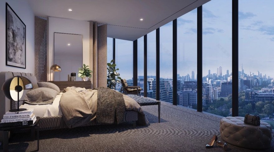 墨尔本 St Boulevard 项目,高科技定制窗户打造城市园林建筑-10