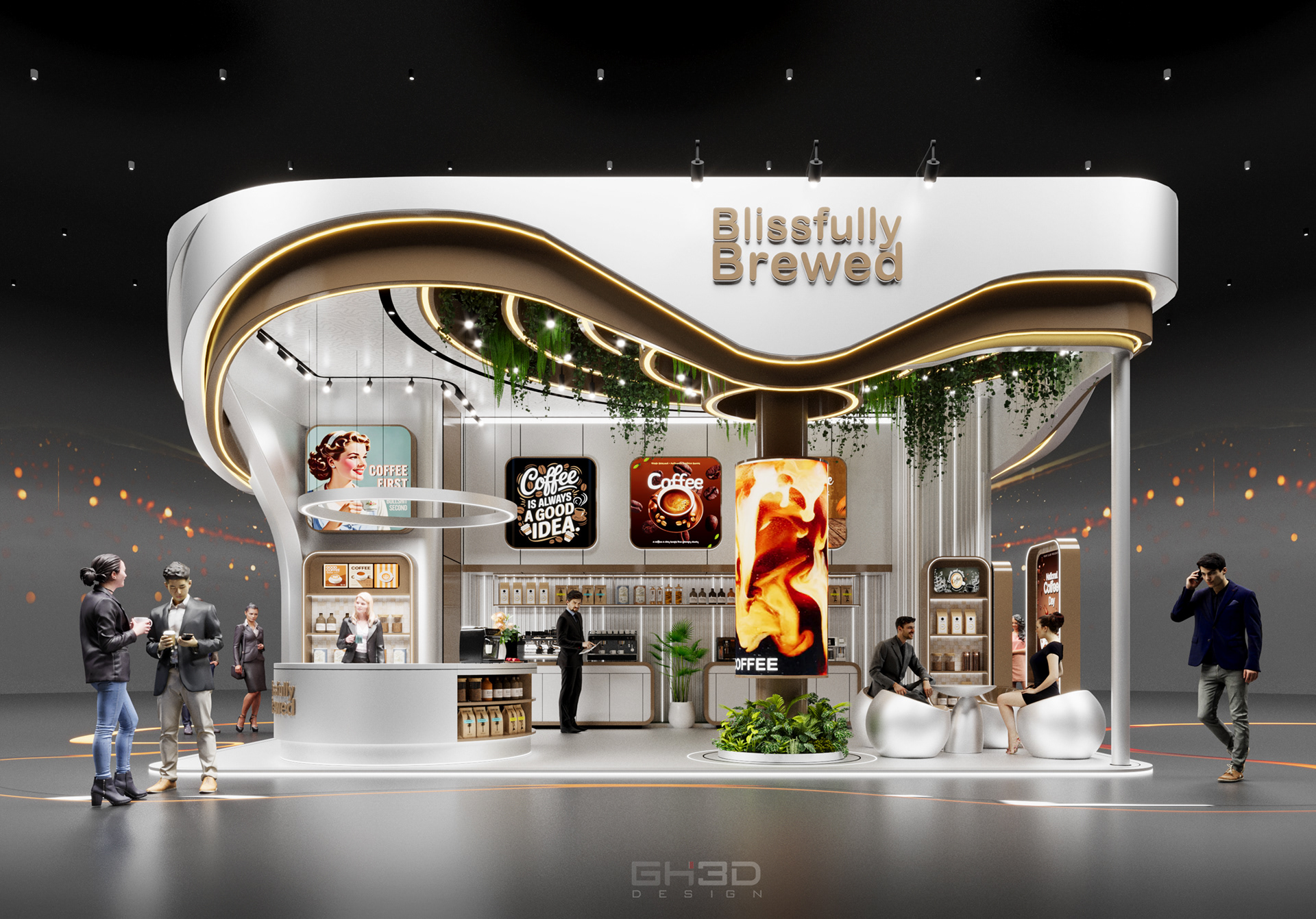 Blissfully Brewed · 咖啡展位设计-10