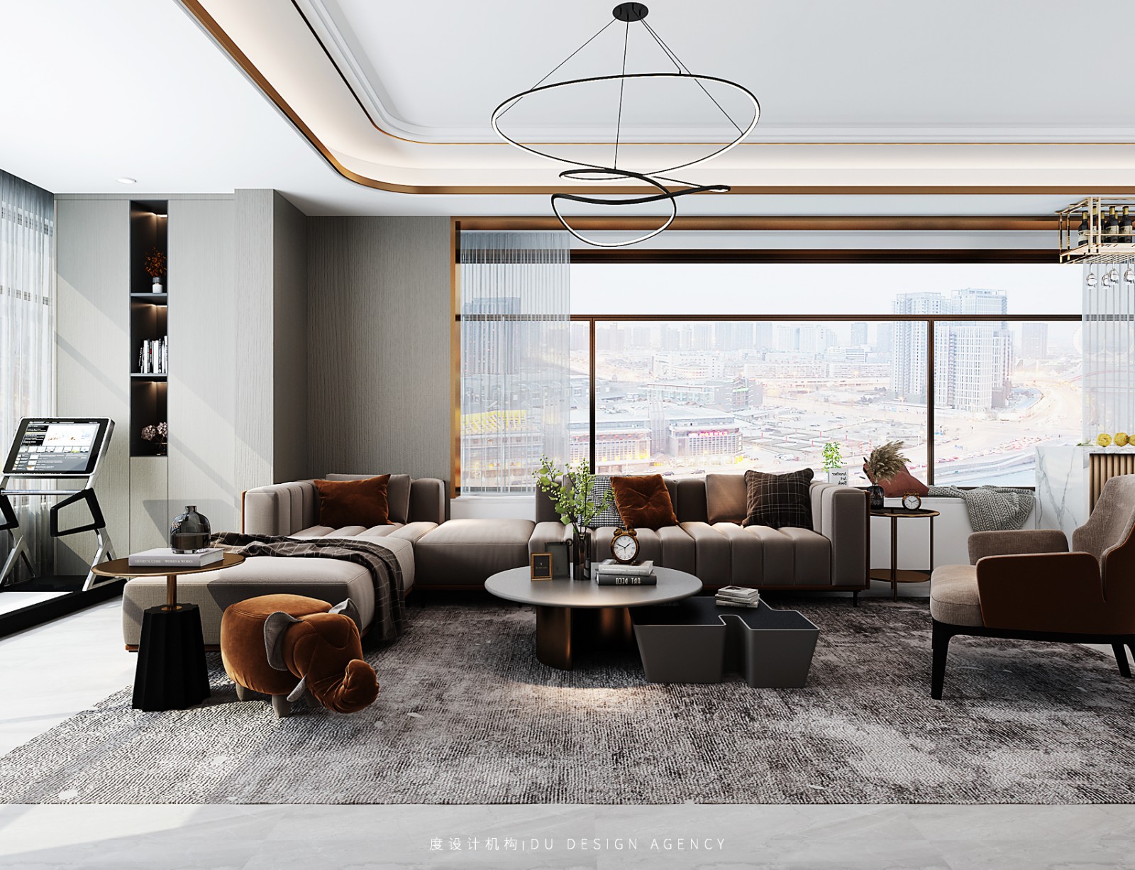 现代简约客厅设计案例-4