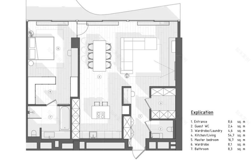 轻奢优雅的 104㎡现代家居丨乌克兰基辅丨Daria Babii-6