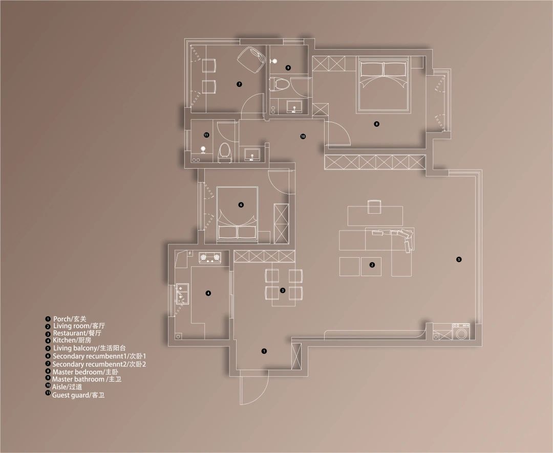 133㎡精装改造丨中国合肥丨深零设计-67
