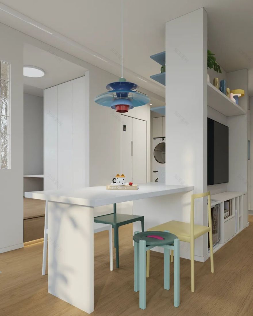 65平小窝大改造!2室2厅温馨小家超能打~-57