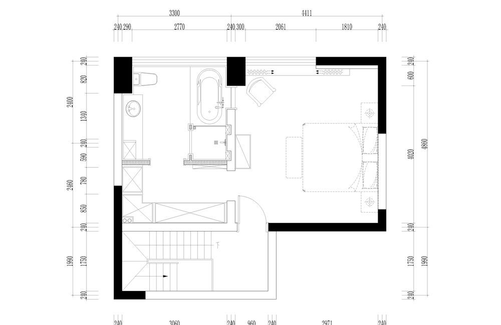 欧式奢华公寓，色彩搭配展现多元风格-65