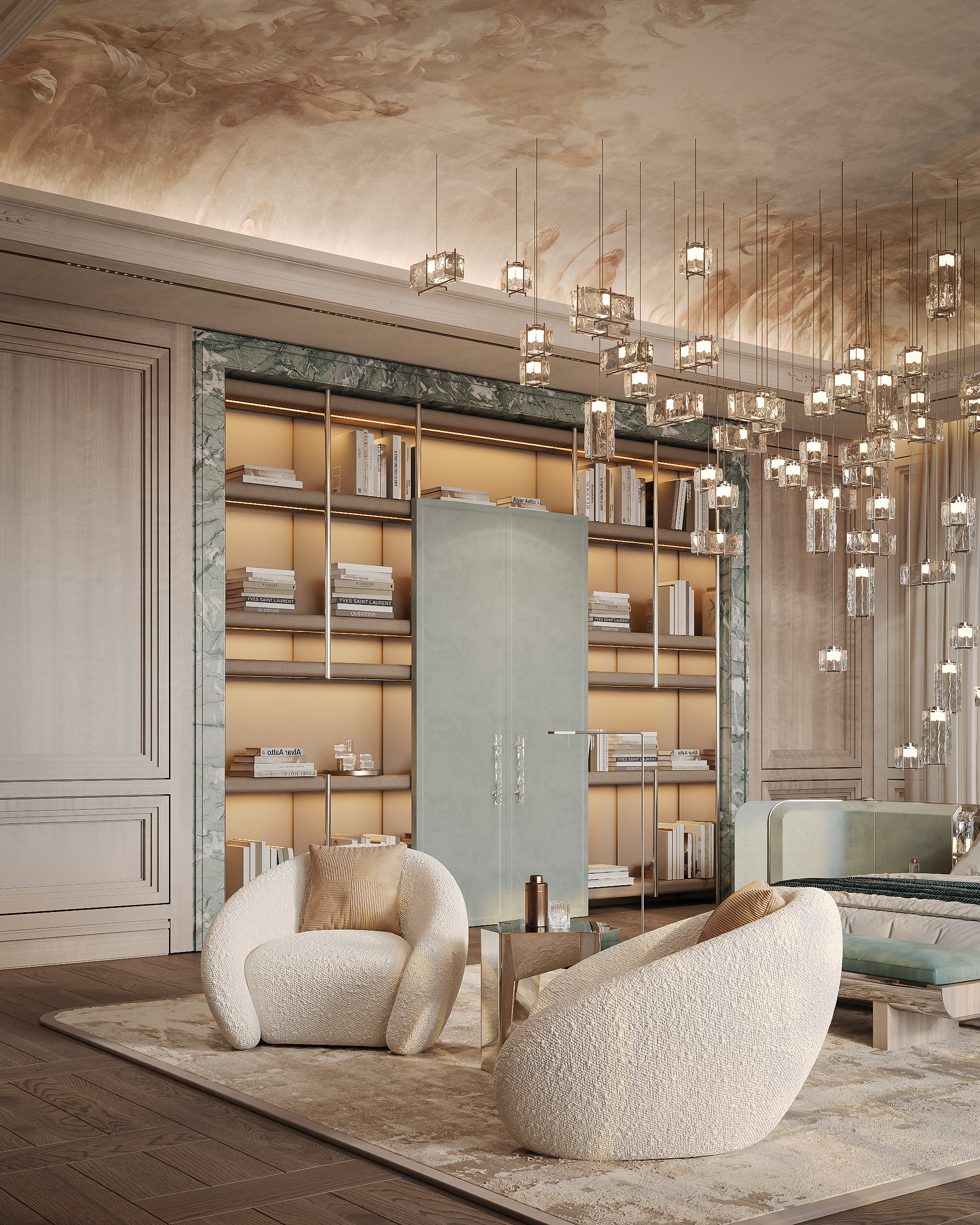 巴黎回声报 主卧室丨法国巴黎-34