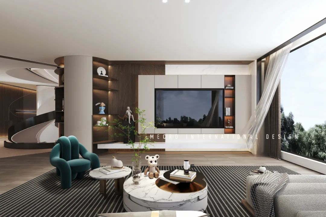 太湖源轻奢度假别墅丨中国苏州丨米克罗别墅装饰-35