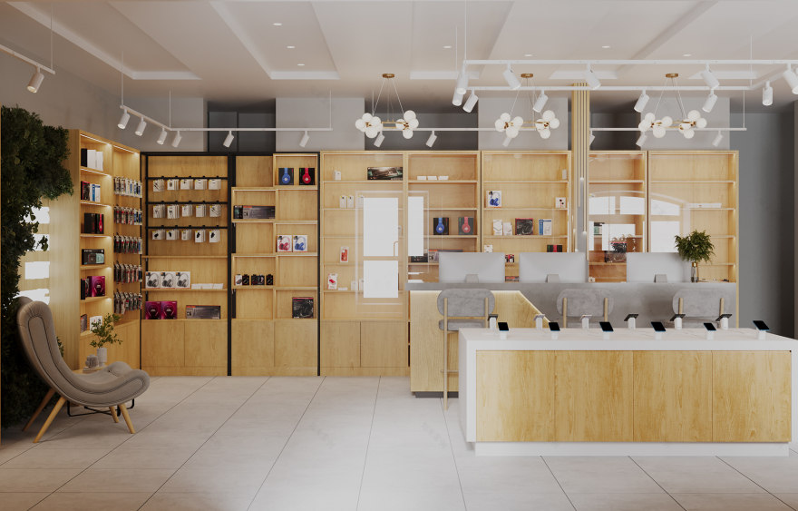 手机店室内设计项目丨未明确提及,文本作者参与设计-5