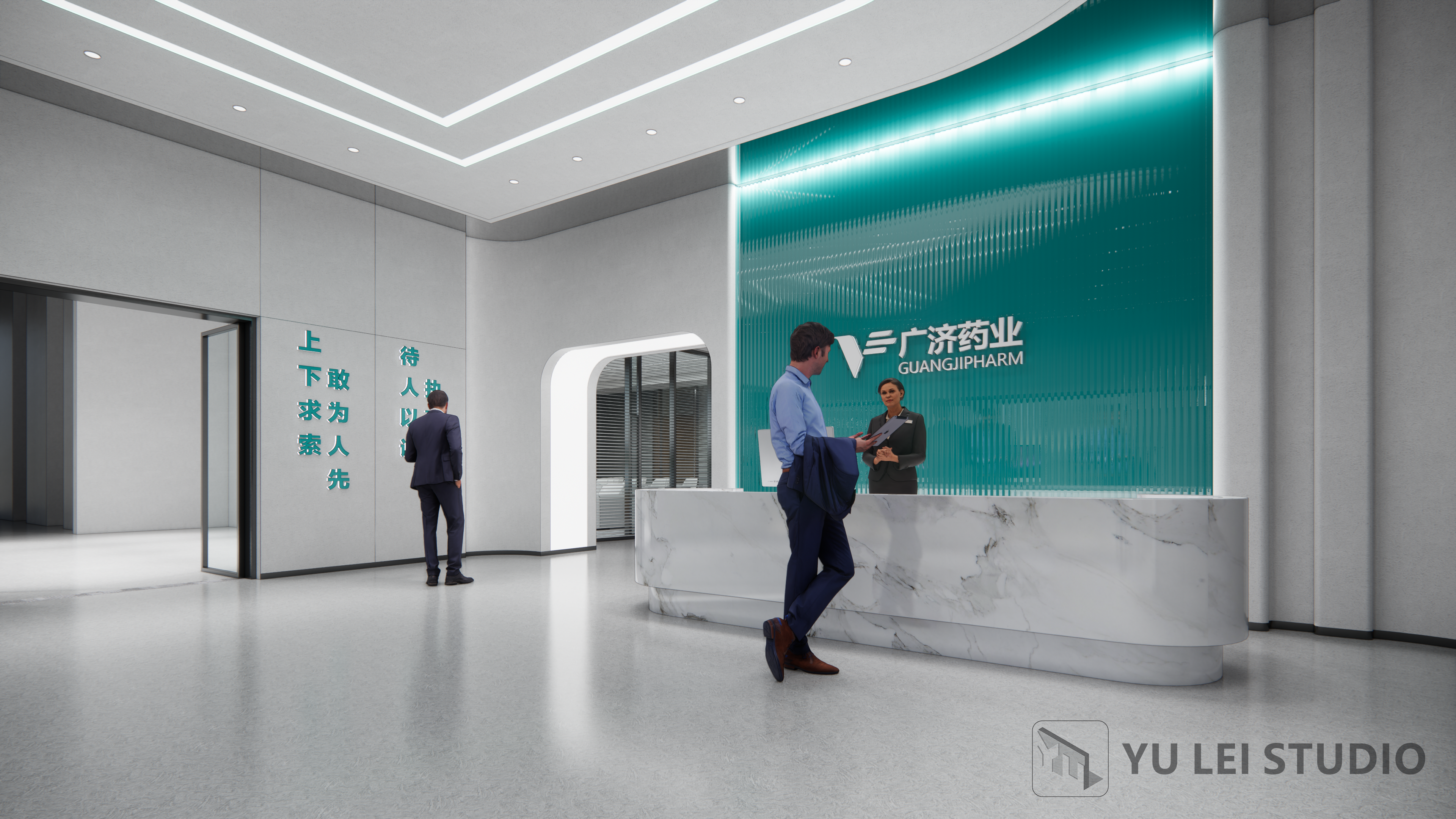 湖北某医药企业展示中心-4