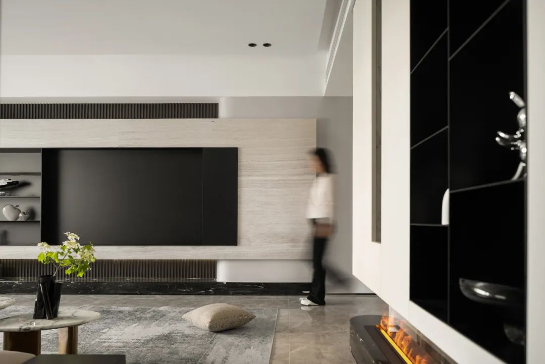 谁来了都说我家拉高了全小区颜值！180㎡大平层精装爆改，气质私宅就该这么装~-40