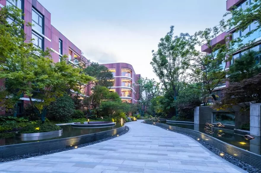 上海朗詩新西郊 | 绿意盎然的新亚洲风格景观设计-46