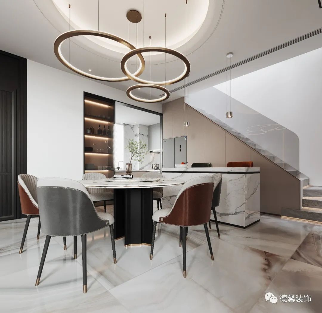 金地半山风华现代风别墅丨中国广州丨德馨装饰-13