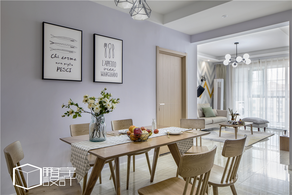 100㎡北欧风居室 | 简约自然，温馨年轻-9