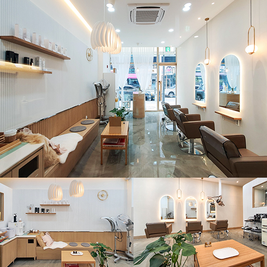简约美容院 10 坪空间设计，明亮照明点睛之笔-1