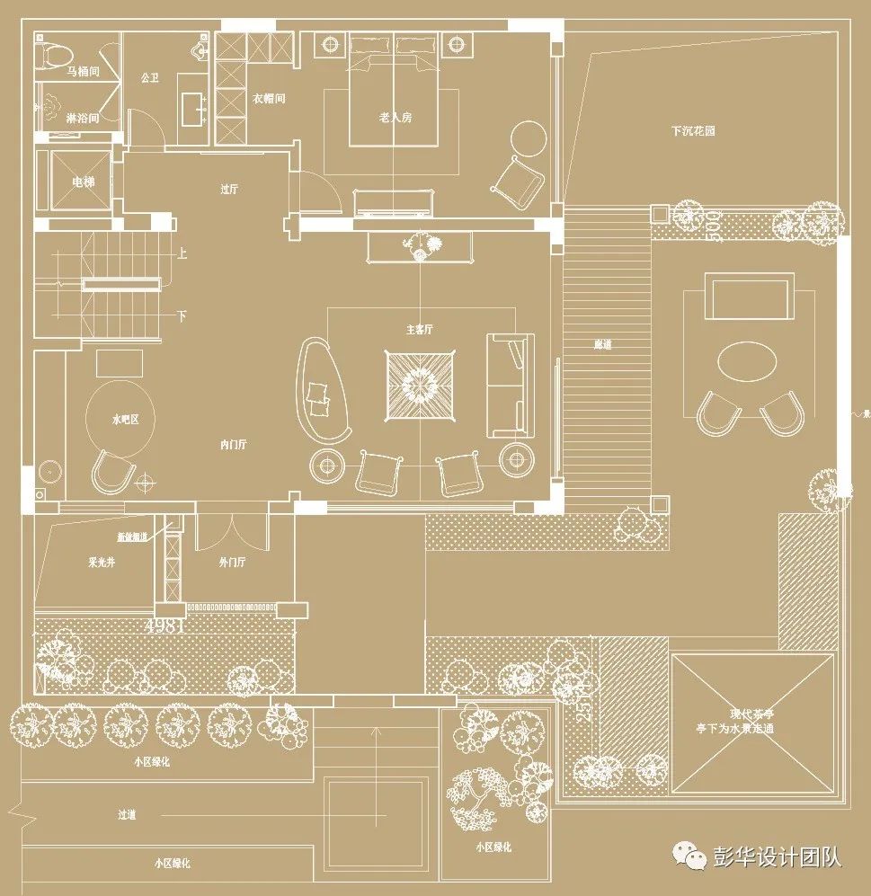 世茂·茂悦府现代轻奢别墅丨彭华设计团队-42