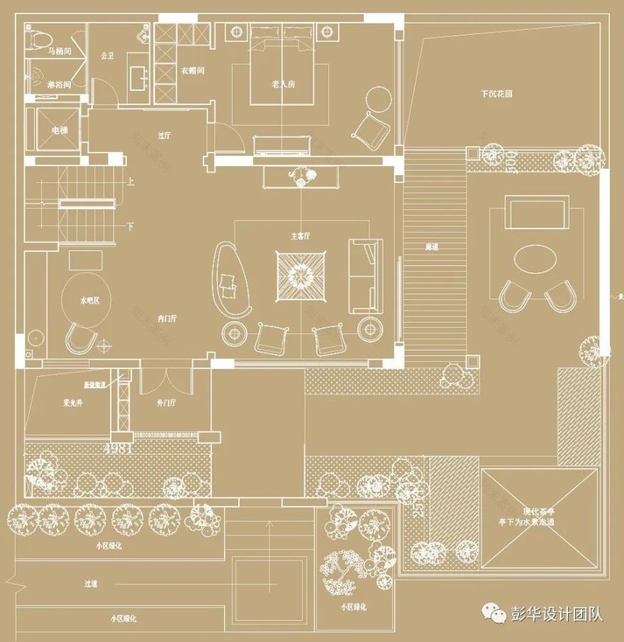 世茂·茂悦府现代轻奢别墅丨彭华设计团队-42