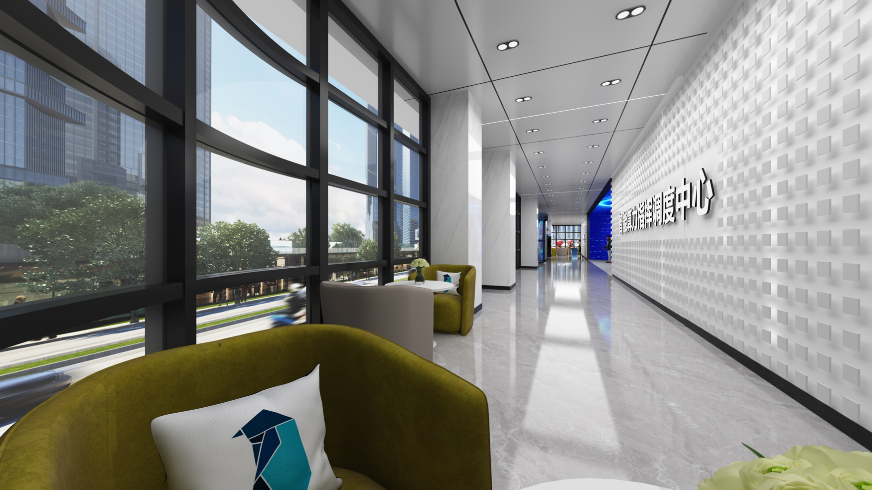 中国电信京津冀大数据产业园算力调度指挥中心展厅-24