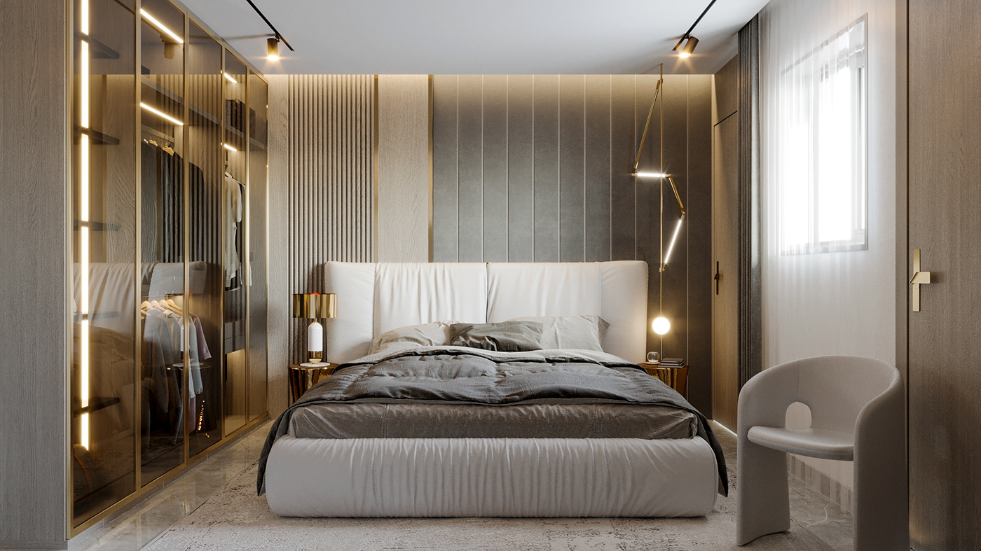 迪拜简约奢华公寓设计丨阿联酋迪拜丨Dubai Studio-13