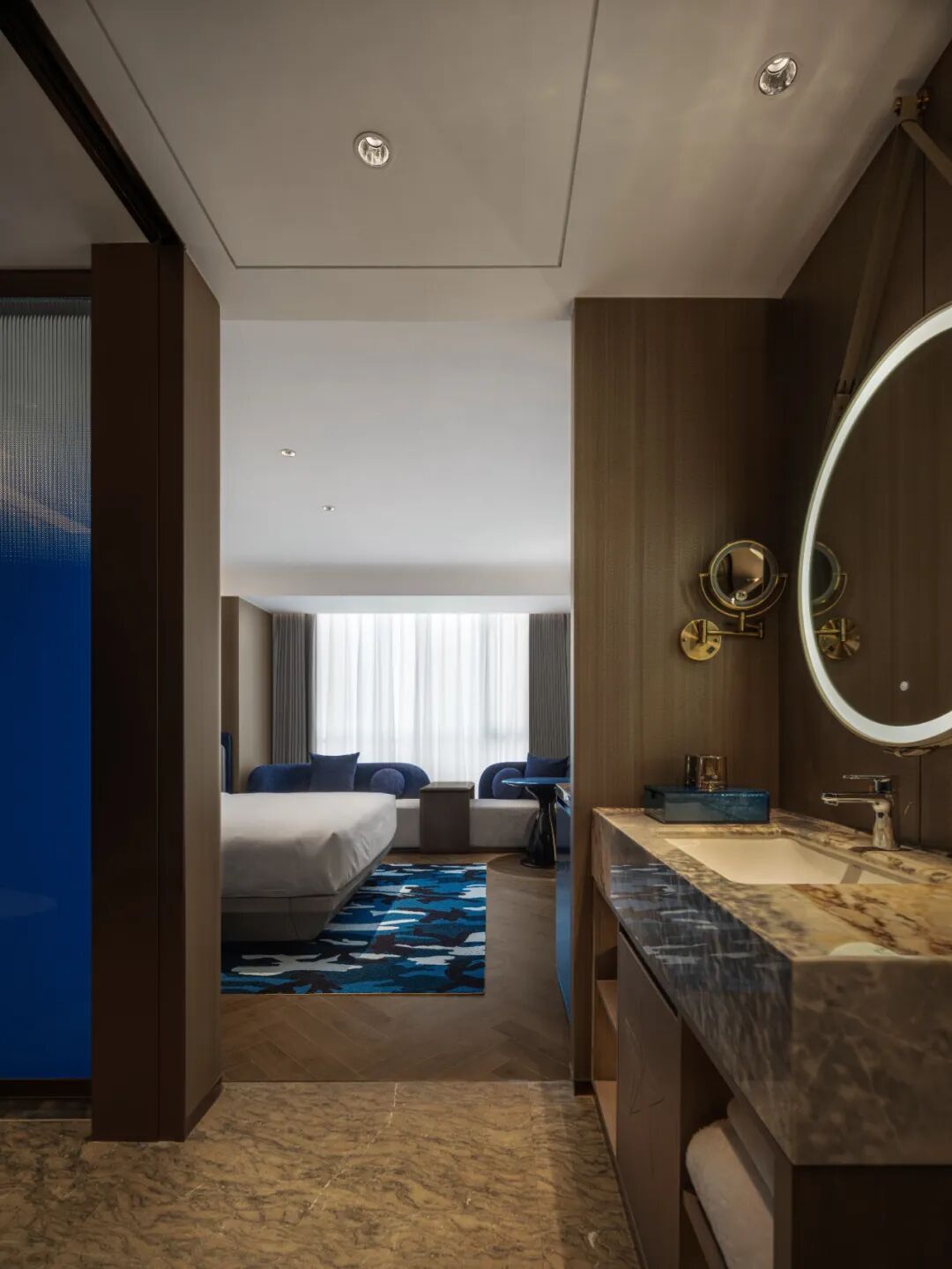 JDKJDesign｜北京·軍中綠花酒店：科技象徵美學與軍旅情懷的交融-85