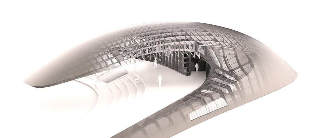 德国沃尔夫斯堡汽车城保时捷展馆丨德国 HENN Architekten-25