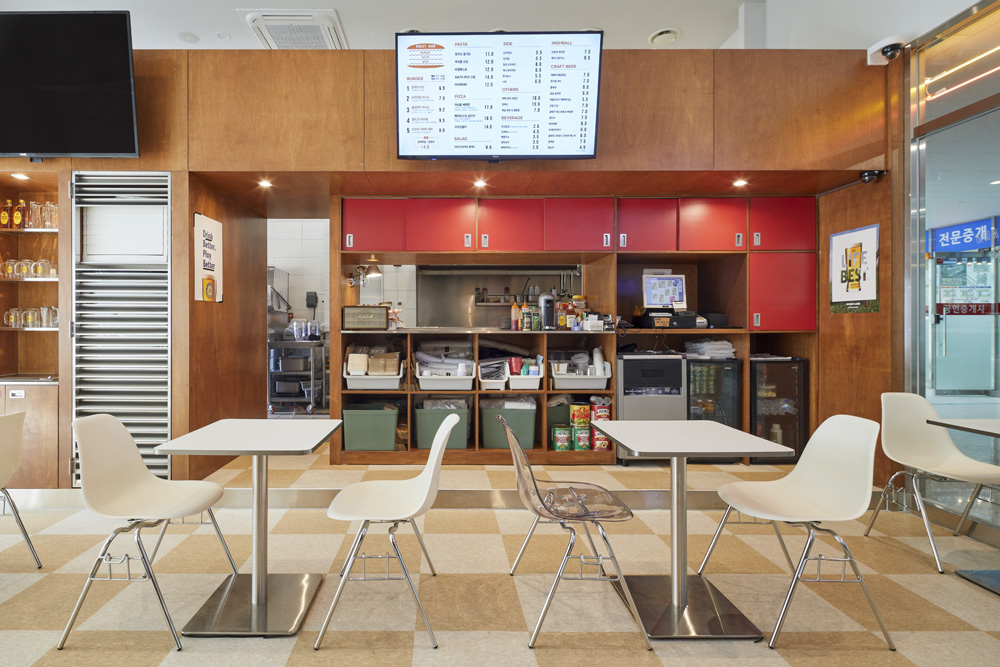 21 平现代复古风汉堡店 设计感与美味并存-3