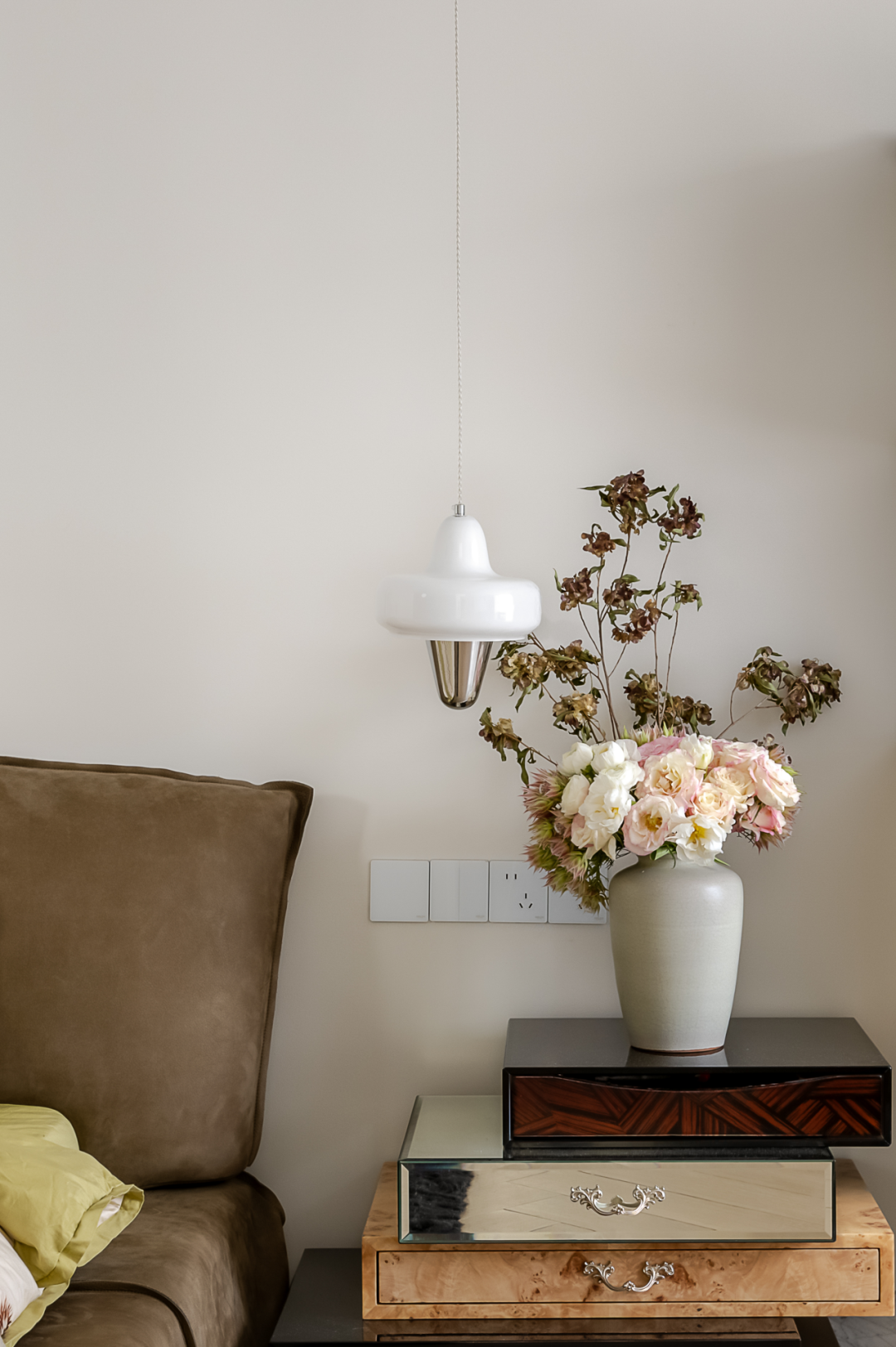 楼房花朵INBLOSSOM｜私宅实景案例｜龙湖麓宸200㎡现代法式下叠-41