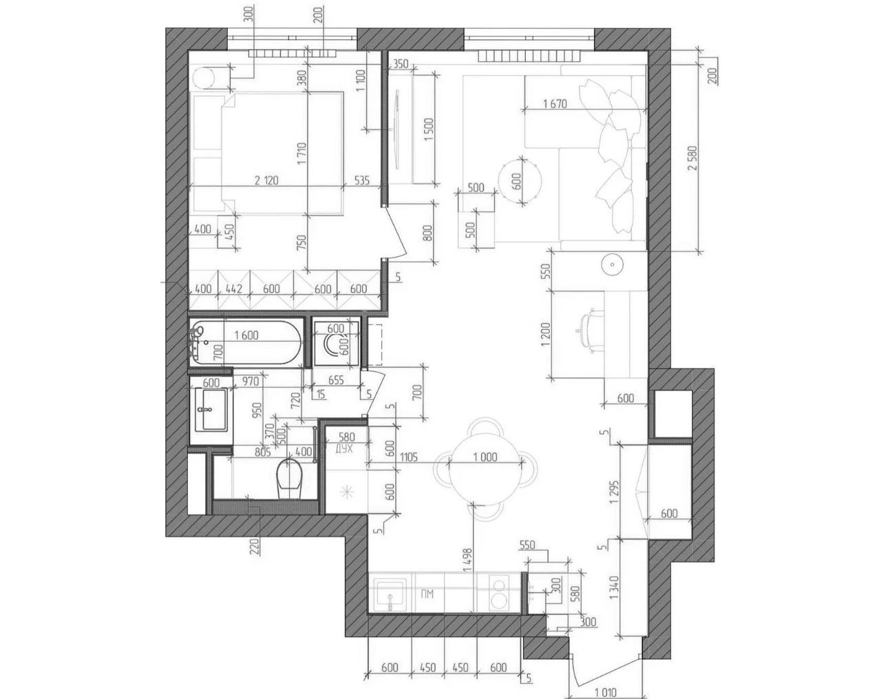 46㎡小宅设计丨shejiyouxue2016-6