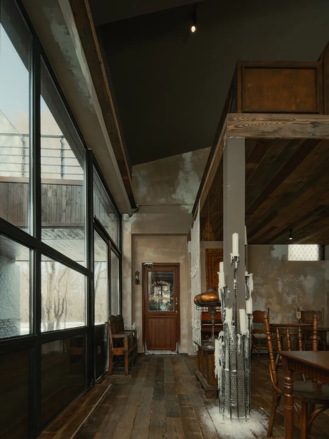 黑松果coffee& pizza丨中国长春丨杨光空间设计工作室-21