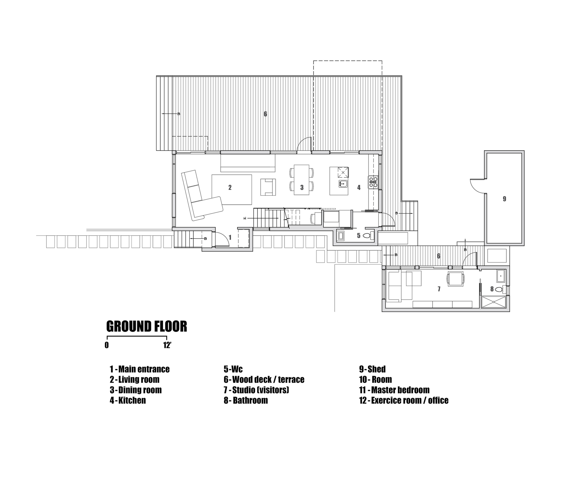 加拿大夏季别墅L型房子丨CCM2建筑事务所-33