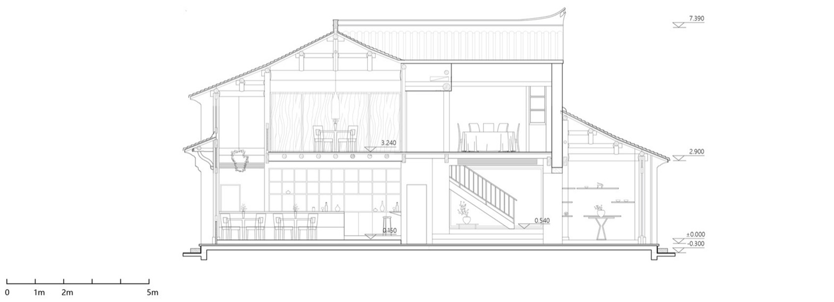 一厸YILIN美学餐厅丨中国台州丨可米设计+深源创新实验室-55