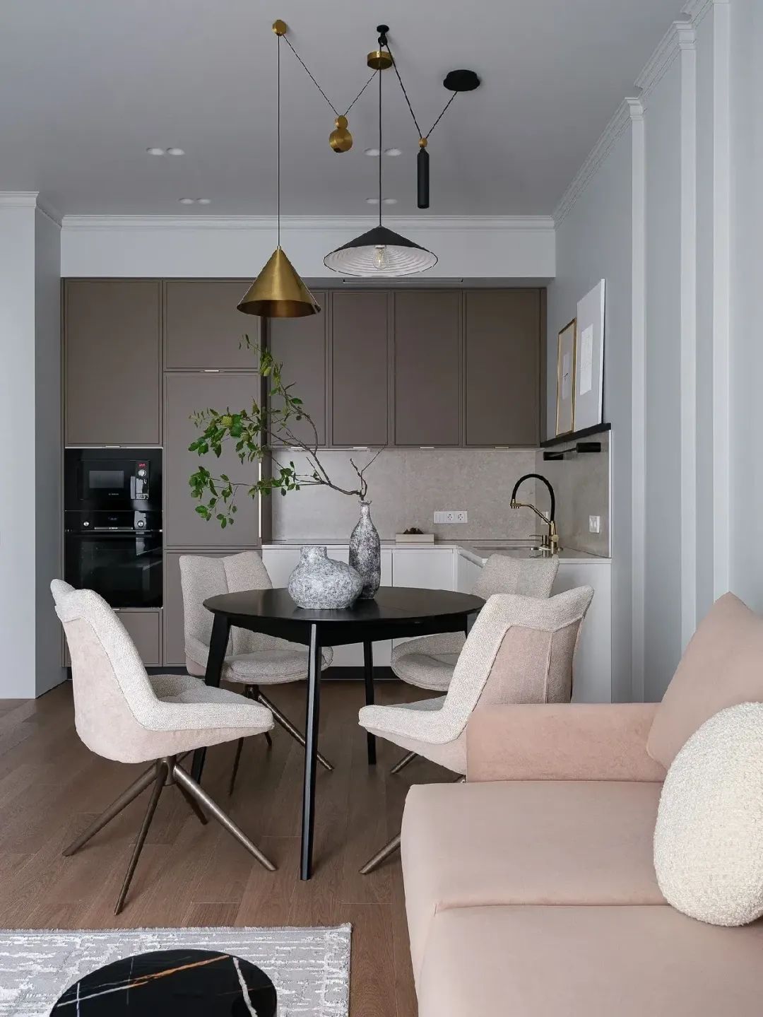 45㎡一居室公寓设计丨Yulia Sergeeva-13