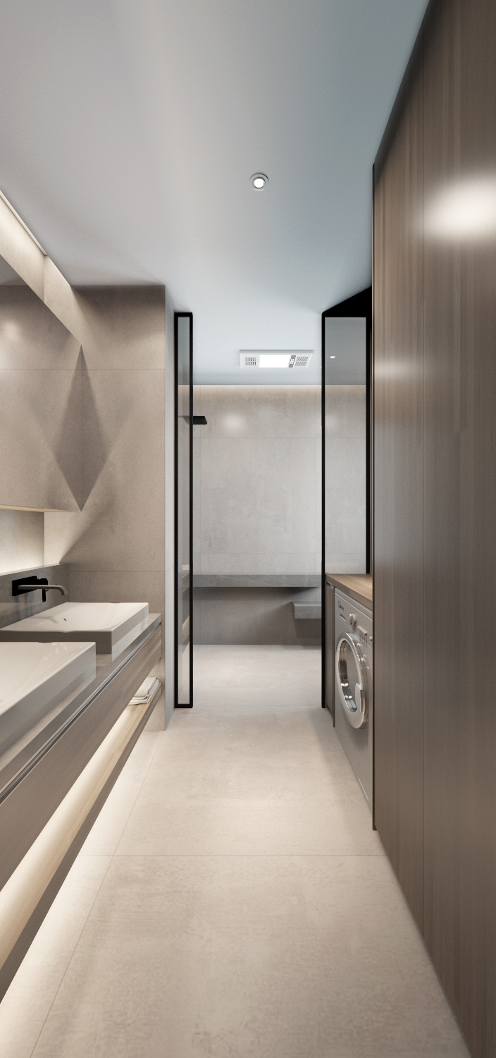 自然之美，侘寂平层设计-6