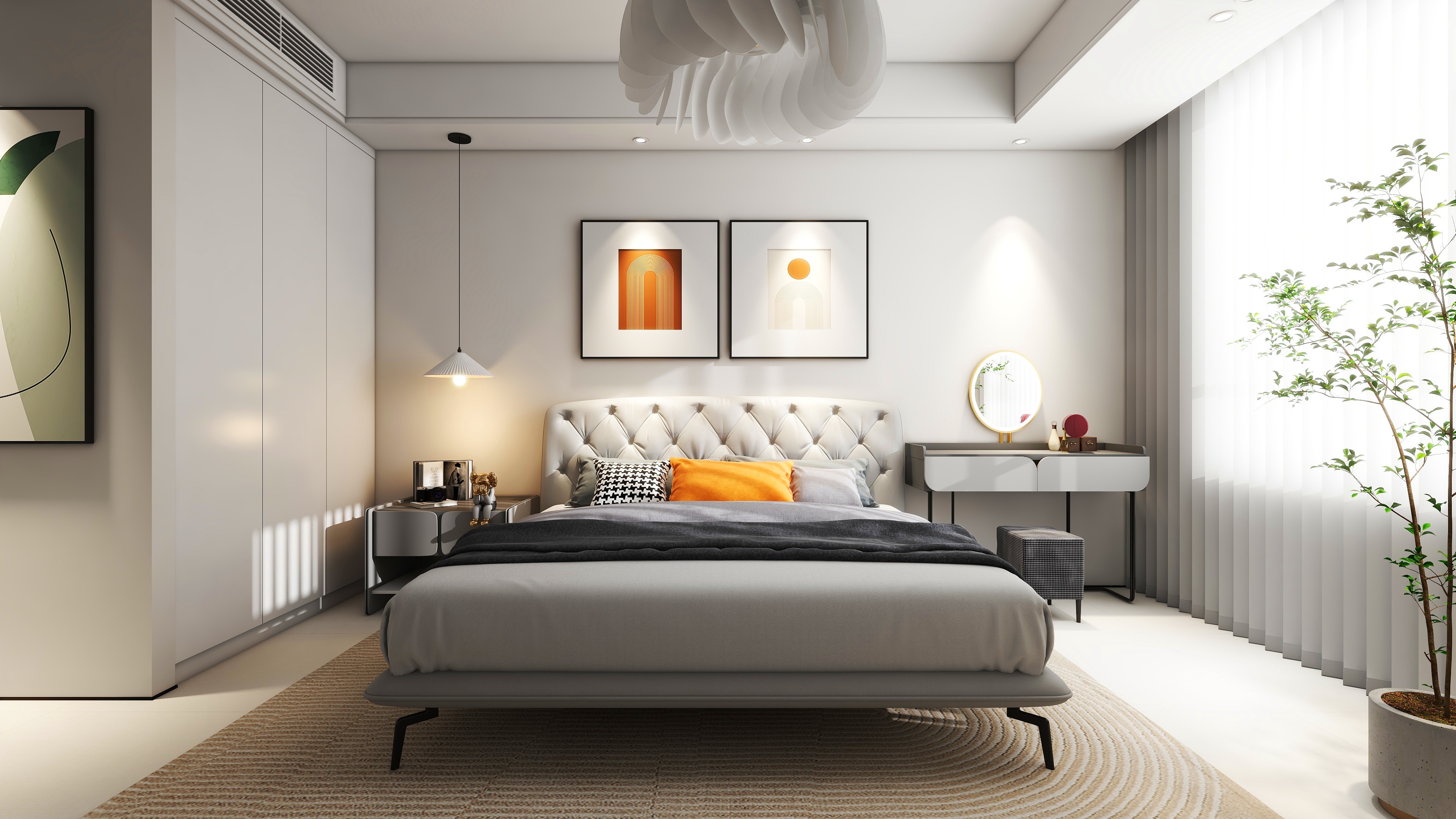 绿都·东澜岸现代简约76㎡3室-13